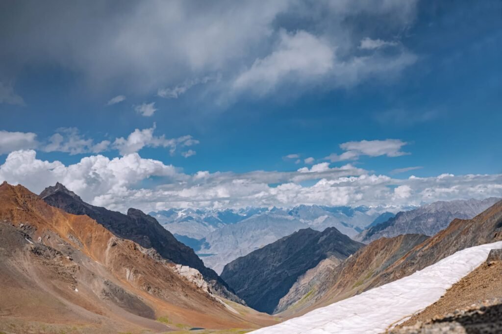 Overland road trip view of Karakoram mountains in Skardu travel guide